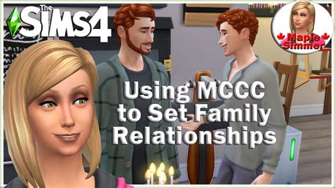 There is a mod in the . . Sims 4 mccc relationship cheat